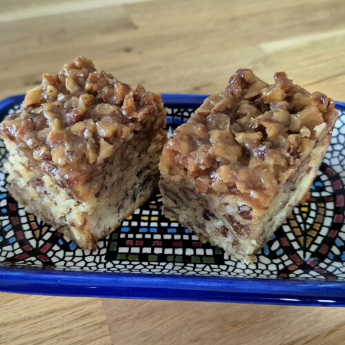 pecan pie blondies